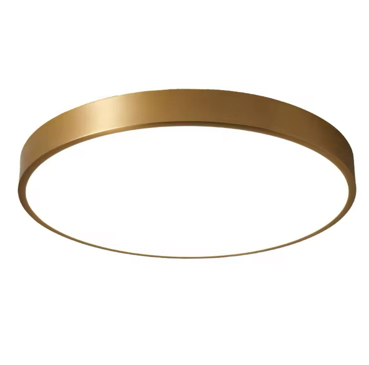 Стельовий світильник золотий світлодіодний Коло D-25 cm/ D-30 cm/ D-40 cm/ D-50 cm Led Goldi ceiling 240776-100003471