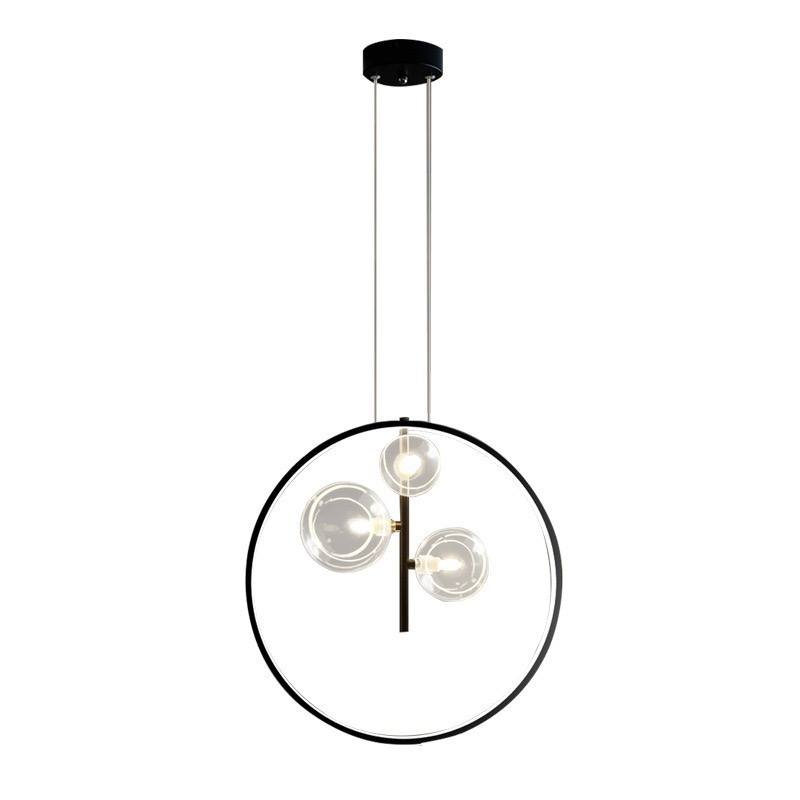 Підвісний світильник з бульбашками Bubbles Iona 3 Led + G9 Black 240735-100003476