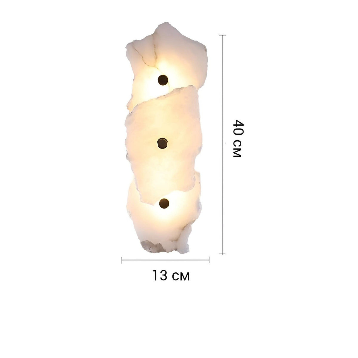 Настінний світильник Stones 3 Led 10W 4000K White Marble 240818-100003526