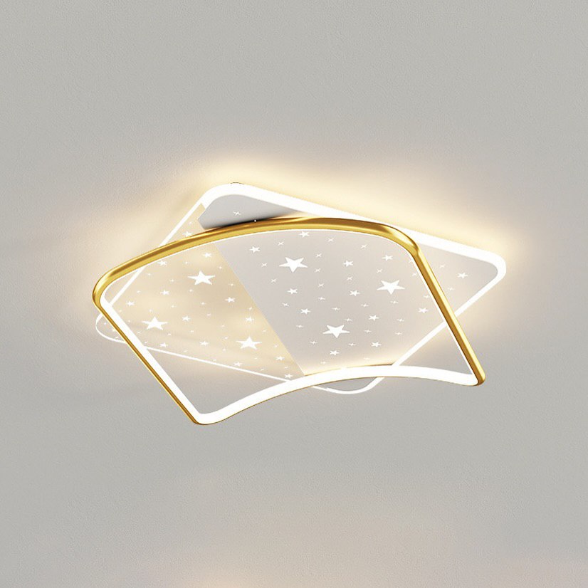 Стельовий світильник із зірками Sun system Stars L-48 cm 60W 3000K-6000K IP20 Gold + White 240876-100003552