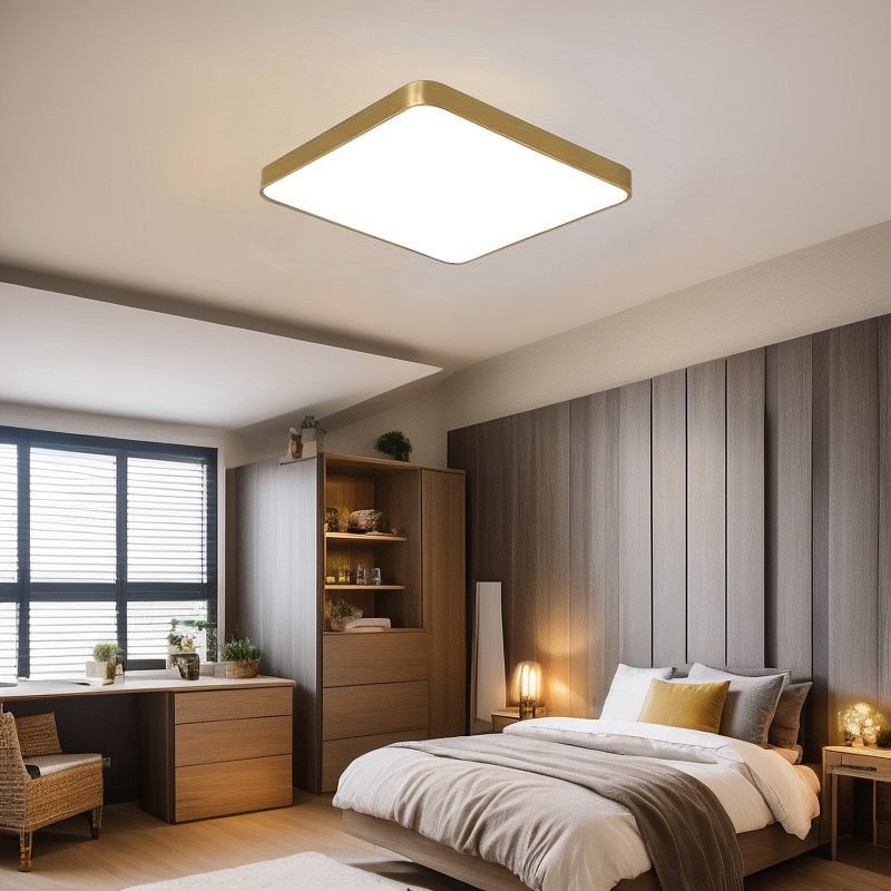 Стельова Люстра Ceiling Square L-30 cm 3000-6000K Gold 240876-100003580
