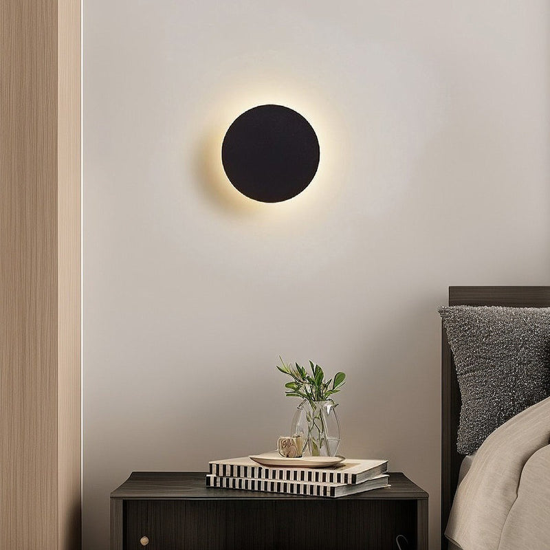 Світильник настінний Circle wall D150 / D180 3000K / 4000K Black 240818-100003605