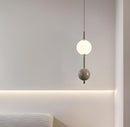 Світильник підвісний Two pearls Led 12W 4000K Grey & White 240822-100003612