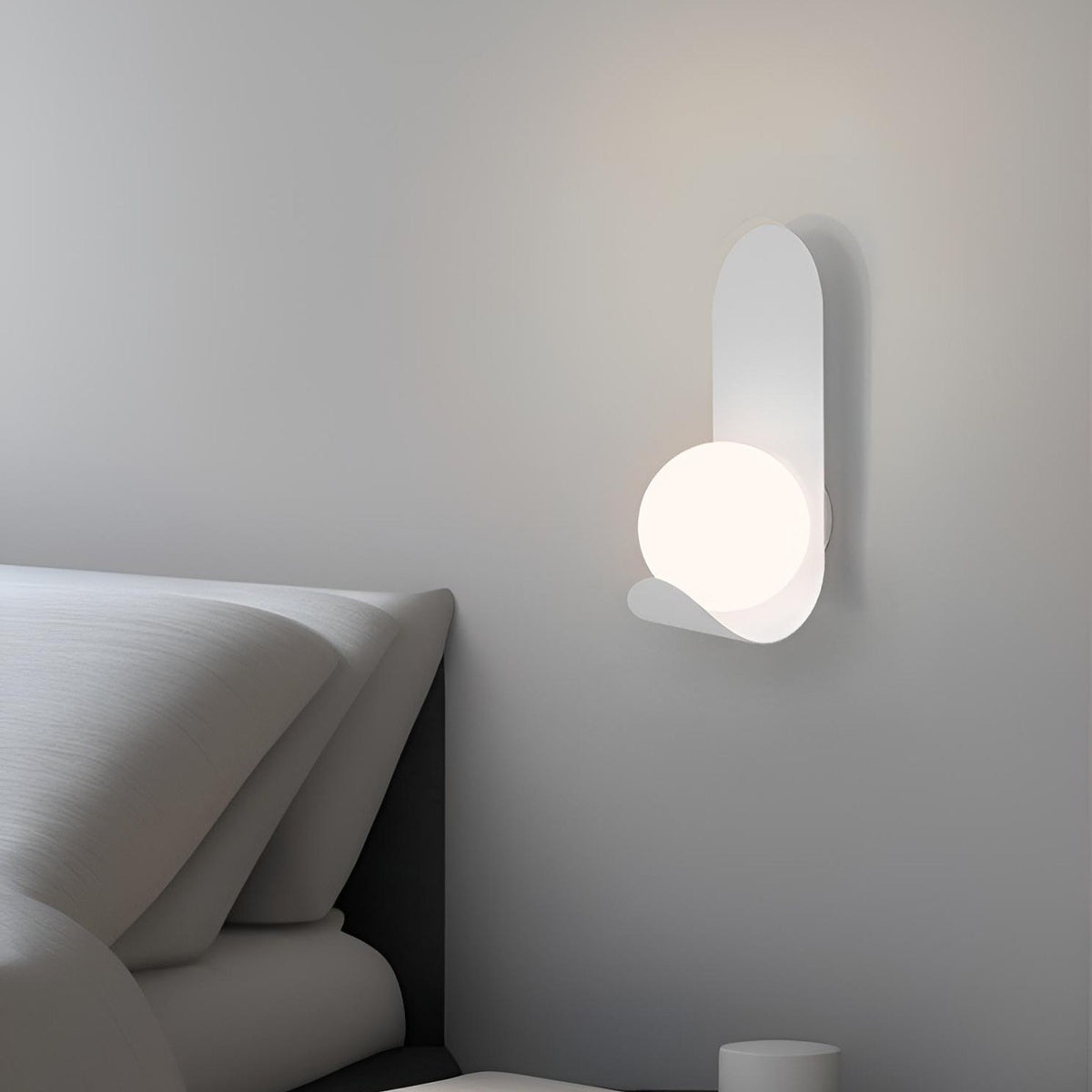 Світильник настінний Mario D-10 H-24 cm Led 5W 3000K 4000K 6000K Black / White 240822-100003613