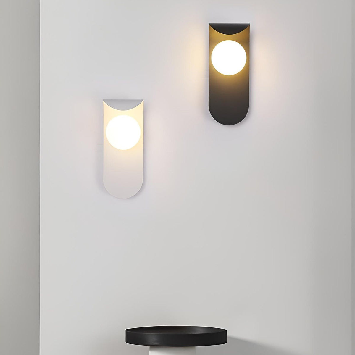 Світильник настінний Mario D-10 H-24 cm Led 5W 3000K 4000K 6000K Black / White 240822-100003613