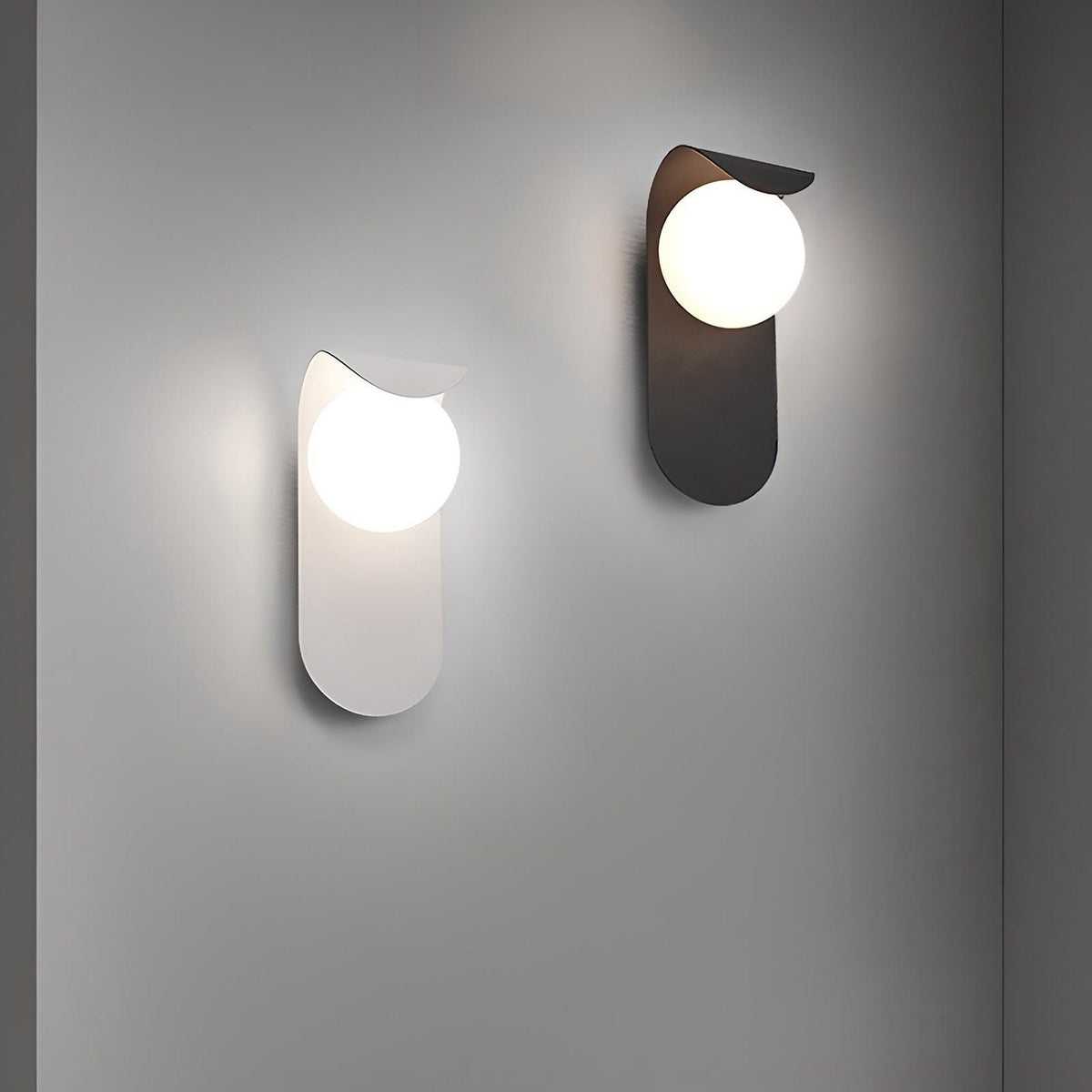 Світильник настінний Mario D-10 H-24 cm Led 5W 3000K 4000K 6000K Black / White 240822-100003613