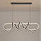 Люстра Gemo wave led edging L-100 cm Led 100W Black 240922-100003760