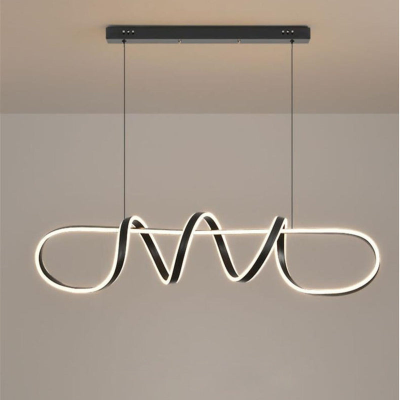 Люстра Gemo wave led edging L-100 cm Led 100W Black 240922-100003760