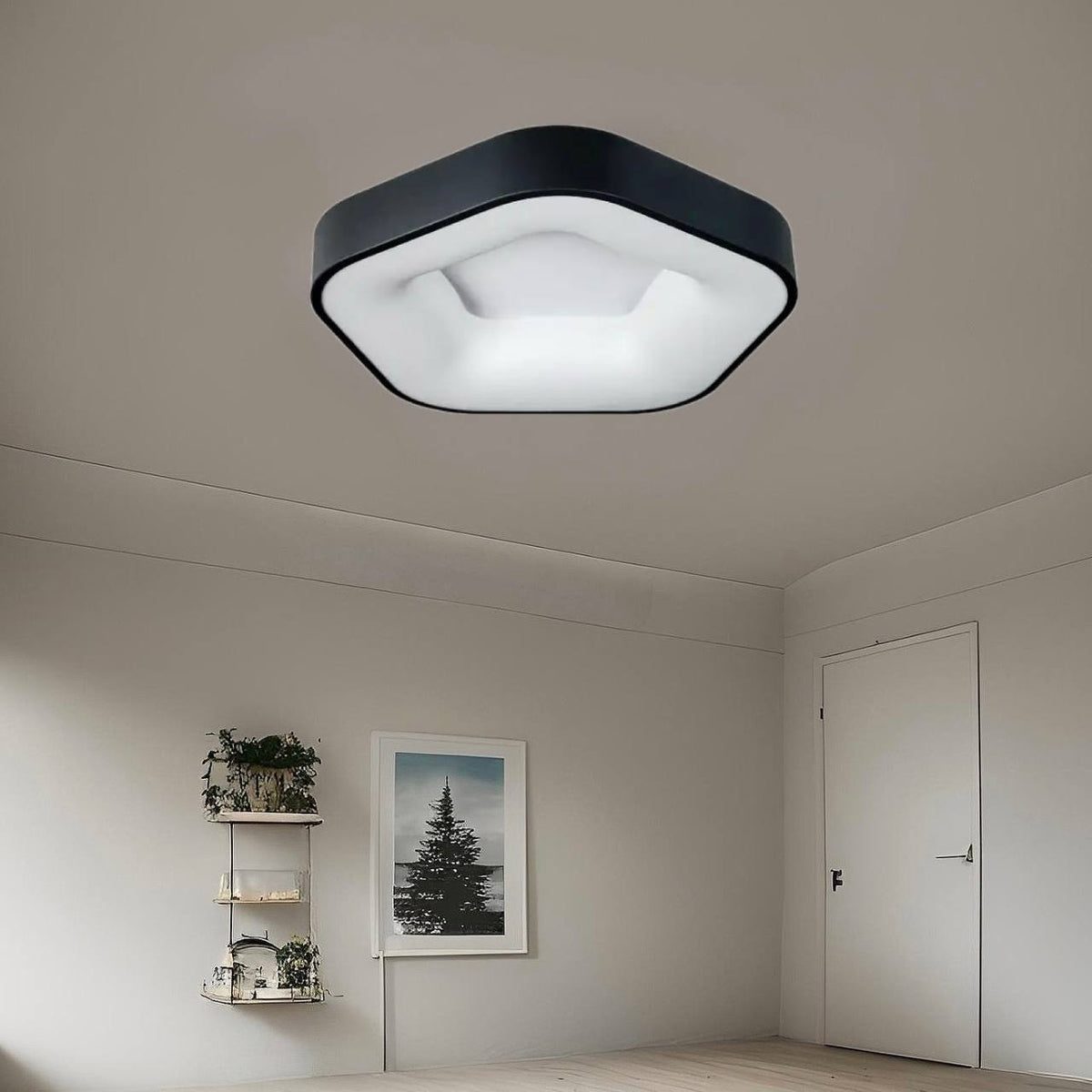Стельова люстра 5 Corners D440 Led 50W 3000K 4500K 6000К Black 240931-100003777