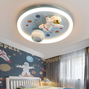 Люстра стельова різнокольорова дитяча D-50 cm Led 58W в дитячу кімнату H-15 cm Multicolor Astronaut 241058-100003785