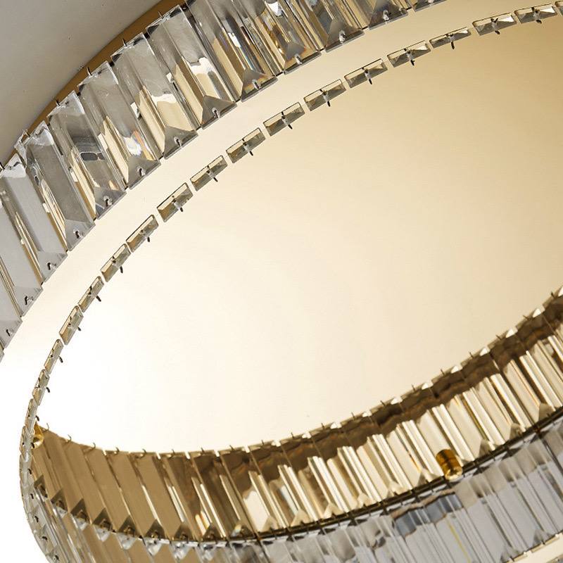 Люстра стельова Crystal Diamond circle gold D-50 cm Led 55W 241035-100003830