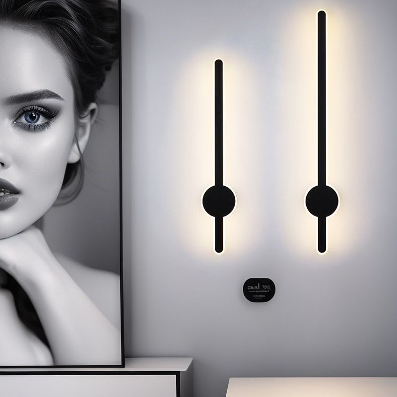 Бра Figure wall black L-40 cm / L-60 cm / L-80 cm 4000K 241018-100003833