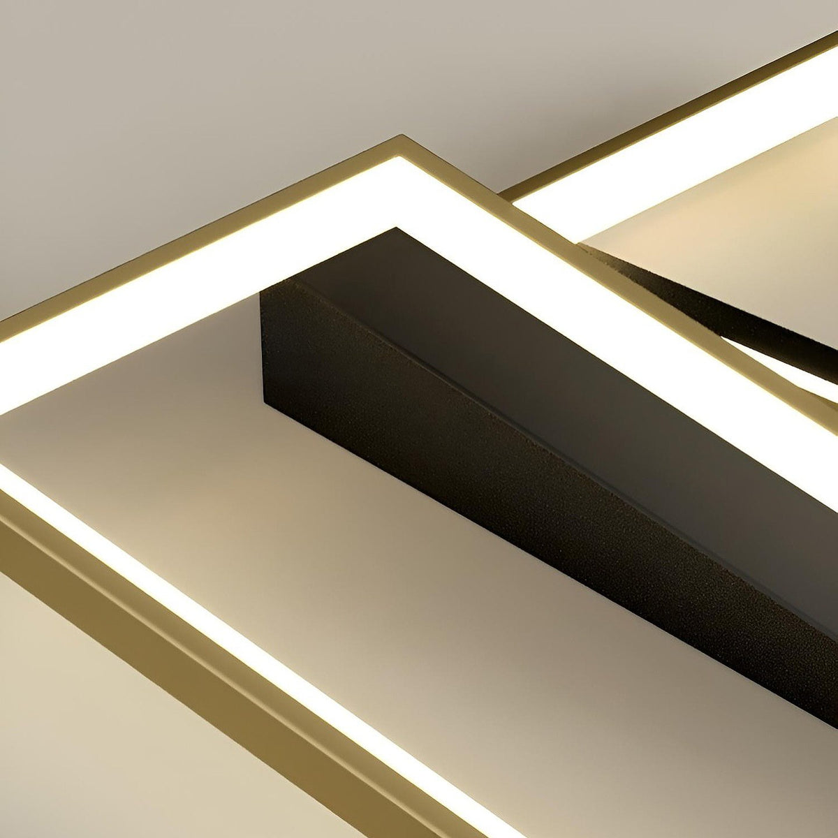Стельовий світильник Domino Black + Gold L-45 cm Led 44W 3000K-6000K 241076-100003862
