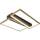 Світильник стельовий Domino black + gold L450 Led 44W 3000K 4000K 6000K 241076-100003862