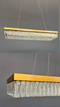 Люстра золота кришталева L-120 cm Led 105W Gold Crystal 250717-100005573