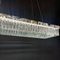 Люстра срібна кришталева L-120 cm Led 105W Chrome Crystal 250717-100005574