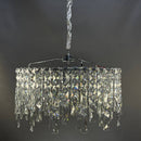Люстра Crystal D-60cm / D-80cm Е14 Silver 250488-100004542