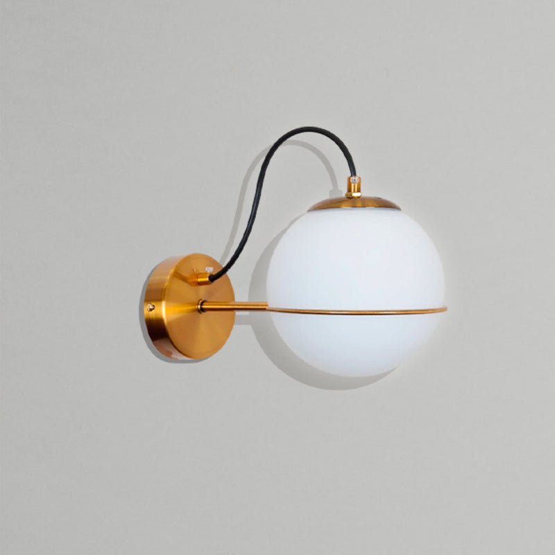 Настінний світильник Bollo D-15 см E27 Gold + White 250431-100004294