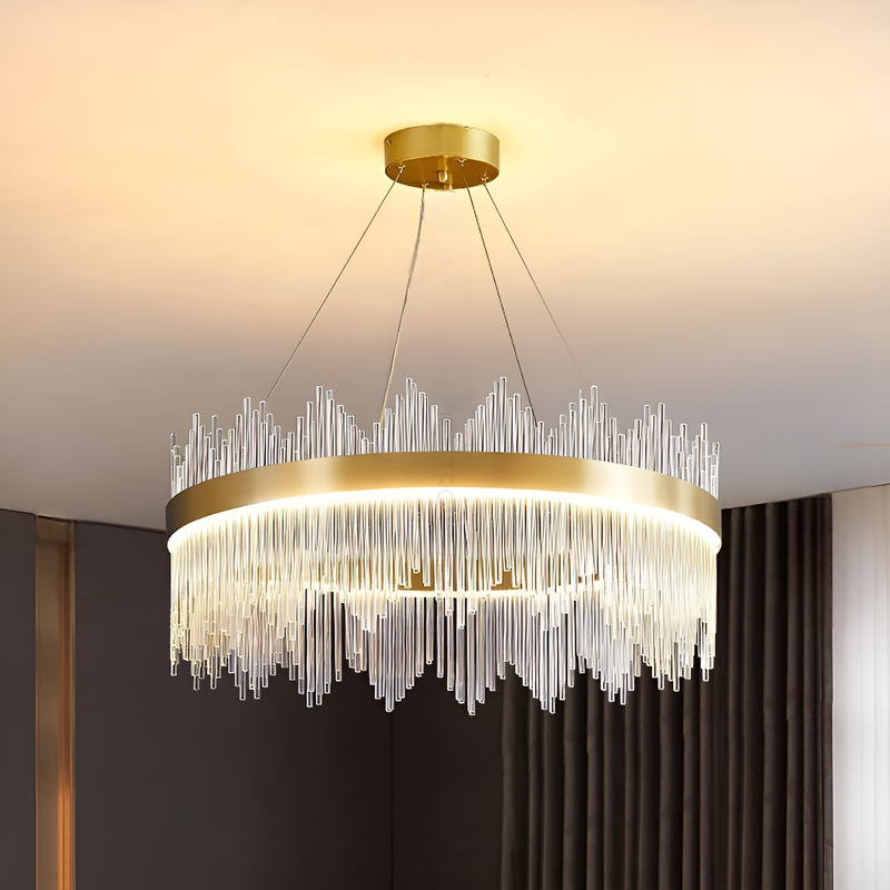 Люстра Elegance Gold + Clear D-60cm / D-80cm 250488-100004484