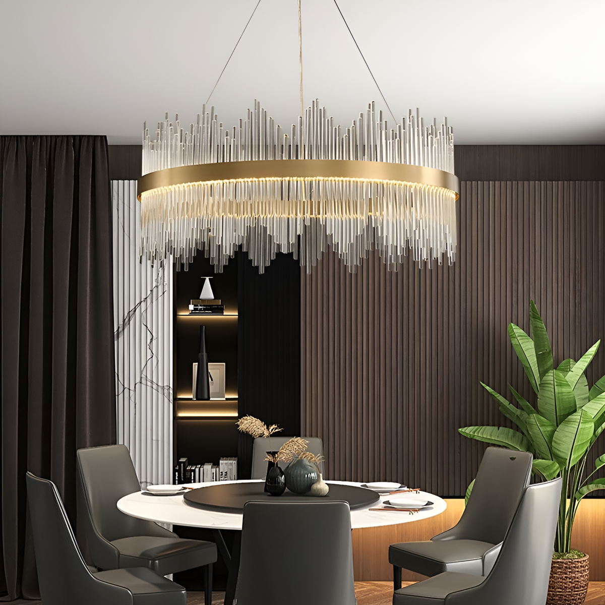Люстра Elegance Gold Clear D-60 cm / D-80 cm 250488-100004484