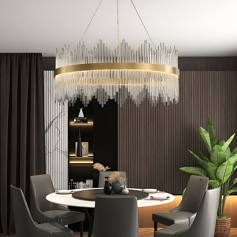 Люстра Elegance Gold + Clear D-60cm / D-80cm 250488-100004484