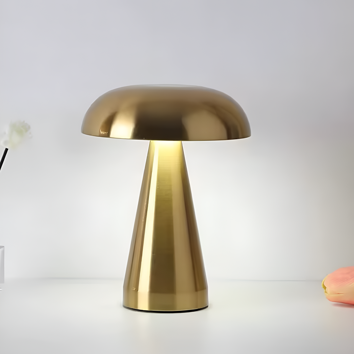 Лампа настільна автономна Mushroom Gold 230666-100003336