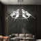 Люстра підвісна Birds D-92cm Ledx6 Black+Chrome 250635-100005171