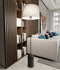 Торшер чорний з бежевим абажуром H-150 cm E27 Black+Beige 250739-100005461