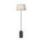Торшер чорний з бежевим абажуром H-150 cm E27 Black+Beige 250739-100005461