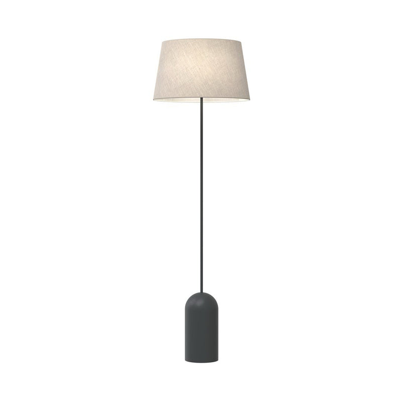 Торшер чорний з бежевим абажуром H-150 cm E27 Black+Beige 250739-100005461