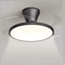 Стельова люстра чорна з вентилятором з пультом D-49 cm Led 72W Black Fan lamp 250819-100005716