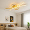 Люстра стельова золота L-86 cm Led Gold Wave Ceiling 250719-100005693