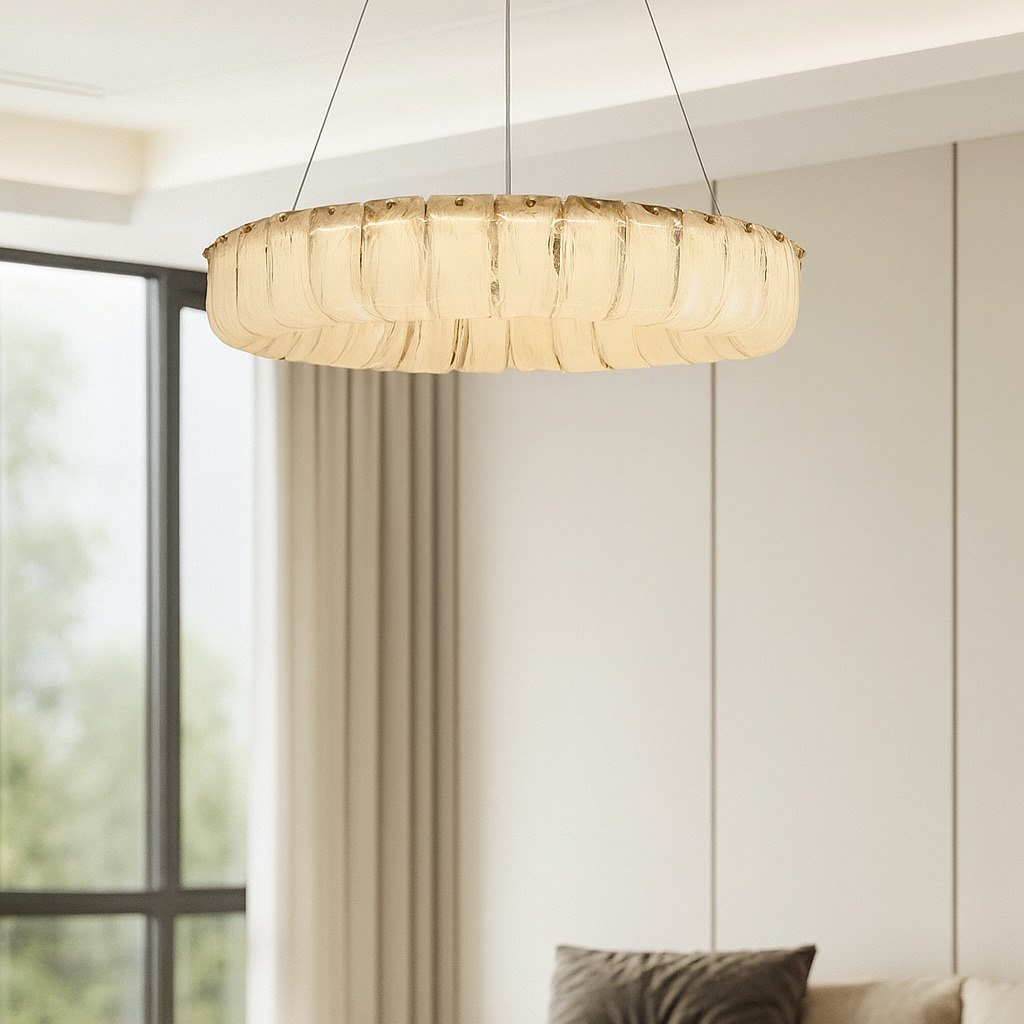 Підвісна люстра золота D-50 / D-60 cm / D-80 cm / D-50+80 cm Led Gold Frozzy 250819-100005757