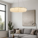 Підвісна люстра золота D-50 / D-60 cm / D-80 cm / D-50+80 cm Led Gold Frozzy 250819-100005757