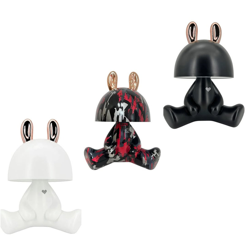 Настільна лампа різнокольорова з золотом зайчик H-27 cm Led Colorful+Gold Rabbit 250840-100005819