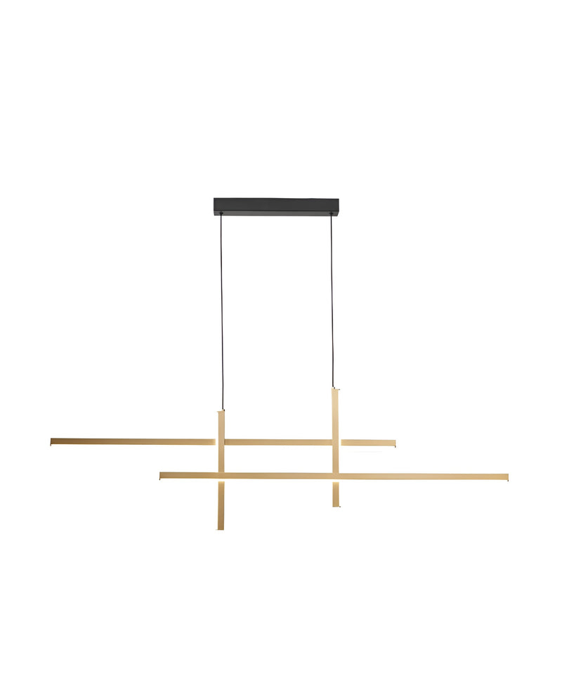 Підвісна люстра золота L-120 cm Led 42W Gold Line 251040-100006312