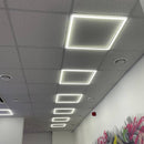 Стельовий світильник білий квадратний  L-59.5 cm Led 40W 4000K White Square 251062-100006285