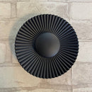 Настінний світильник чорний D-16 cm Led 12W 3400K Black Sunrise Gofre 251053-100006353
