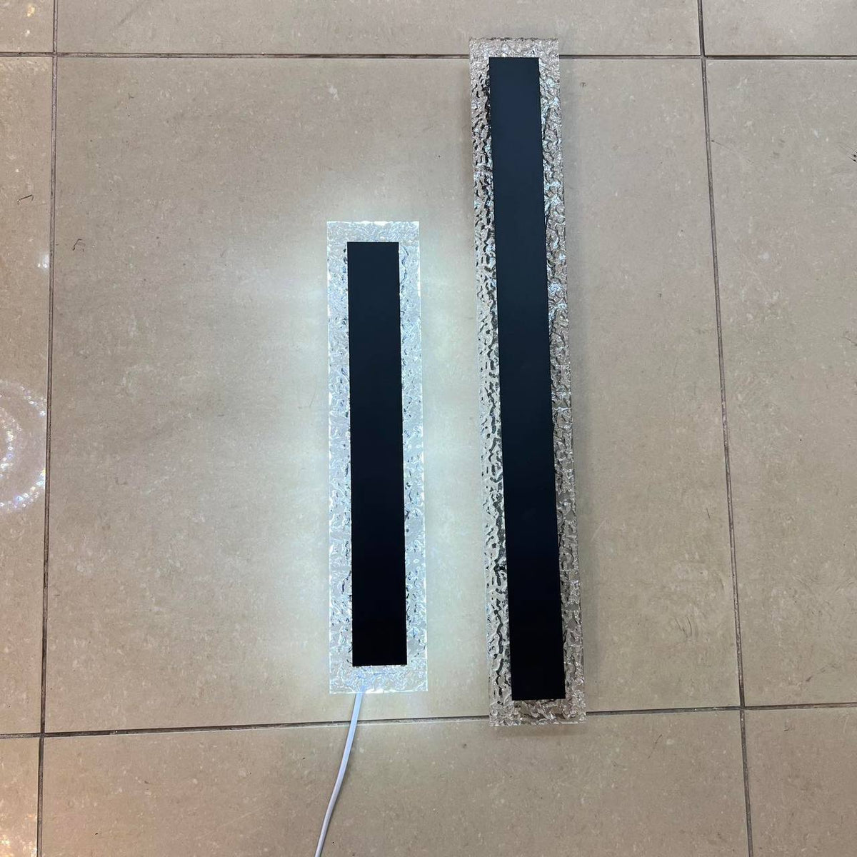 Настінні світильники чорні L-40 cm / L-60 cm Led 3000K-6000K Black Longi Ice 251122-100006615