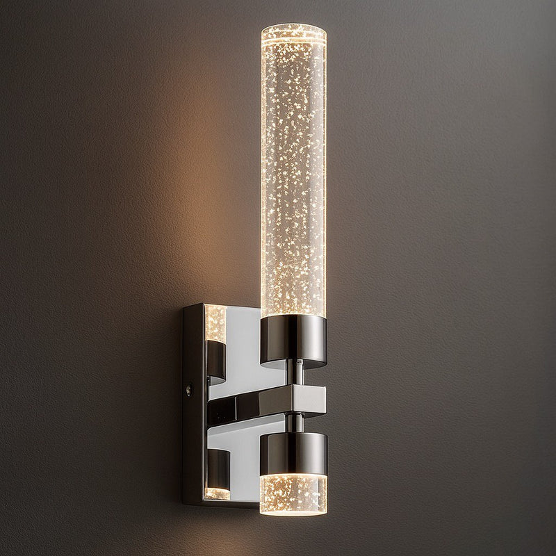 Настінний світильник чорний H-35W Led 10W Satin Bubbles tube 251122-100006535