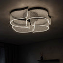 Стельові люстри чорні D-40 cm / D-50 cm Led 3000K-6000K Black Silk Jellyfish 251235-100006808