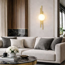Настінний світильник золотий H-52 cm Led Gold Sun 260419-100007758