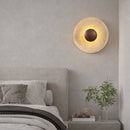 Настінний світильник з натурального травертину D-25 cm Led Beige+Brown Sun 260419-100007759