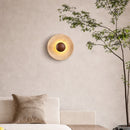Настінний світильник з натурального травертину D-25 cm Led Beige+Brown Sun 260419-100007759