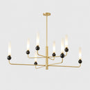 Люстри золоті з чорним D-98 cm / D-120 cm G9 Gold+Black Spider 260758-100008365