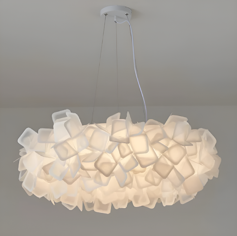 Cвітильник підвісний білий Хмаринка Квітка Flower D-53 cm Cloud Lamp 231258-100002920