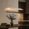 Світильник підвісний з одинарним корпусом Парус L-60 cm Led Black+White Canvas 250718-100005505