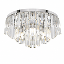 Люстри срібні D-40 cm / D-60 cm H-23,5 cm E14 Chrome Crystal 260748-100008495