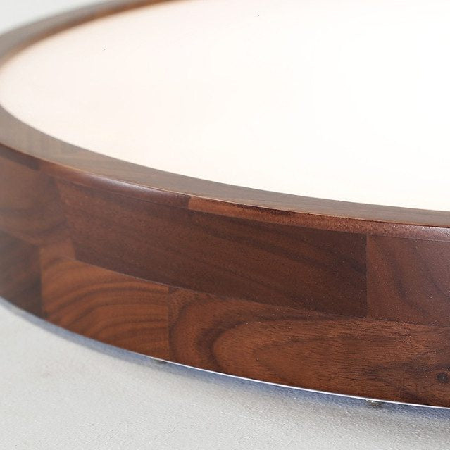 Стельові люстри з горіхового дерева D-30/40/50/60 cm H-5 cm Led IP20 Brown Circle 250958-100006034