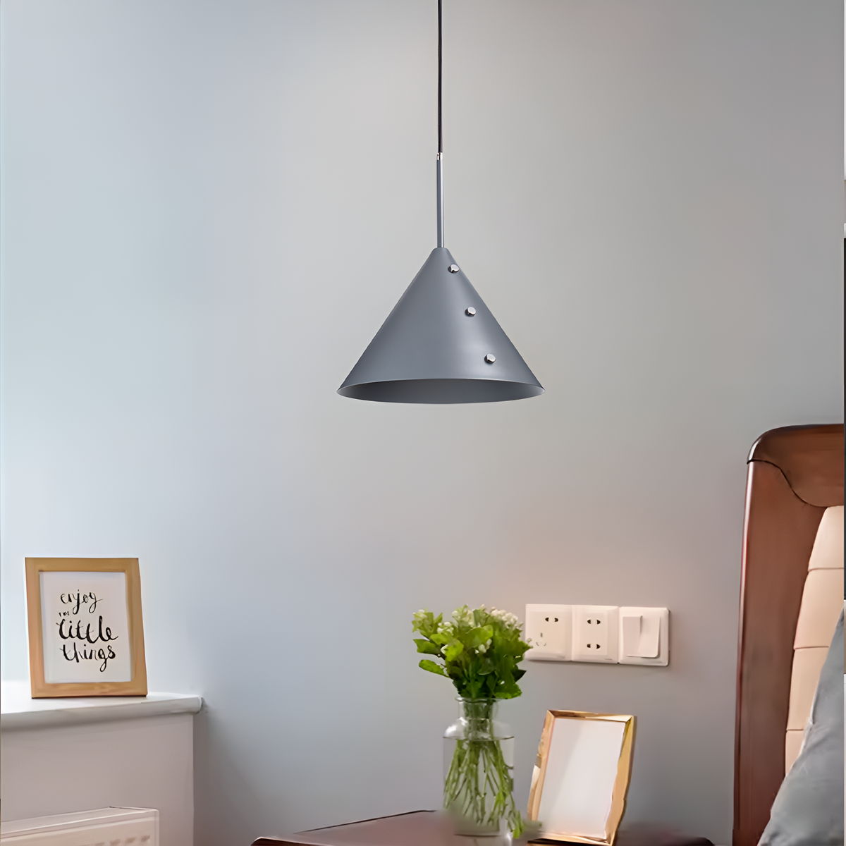 Підвісний світильник Space Cone Silva Е27 D-32cm Black 250577-100004899